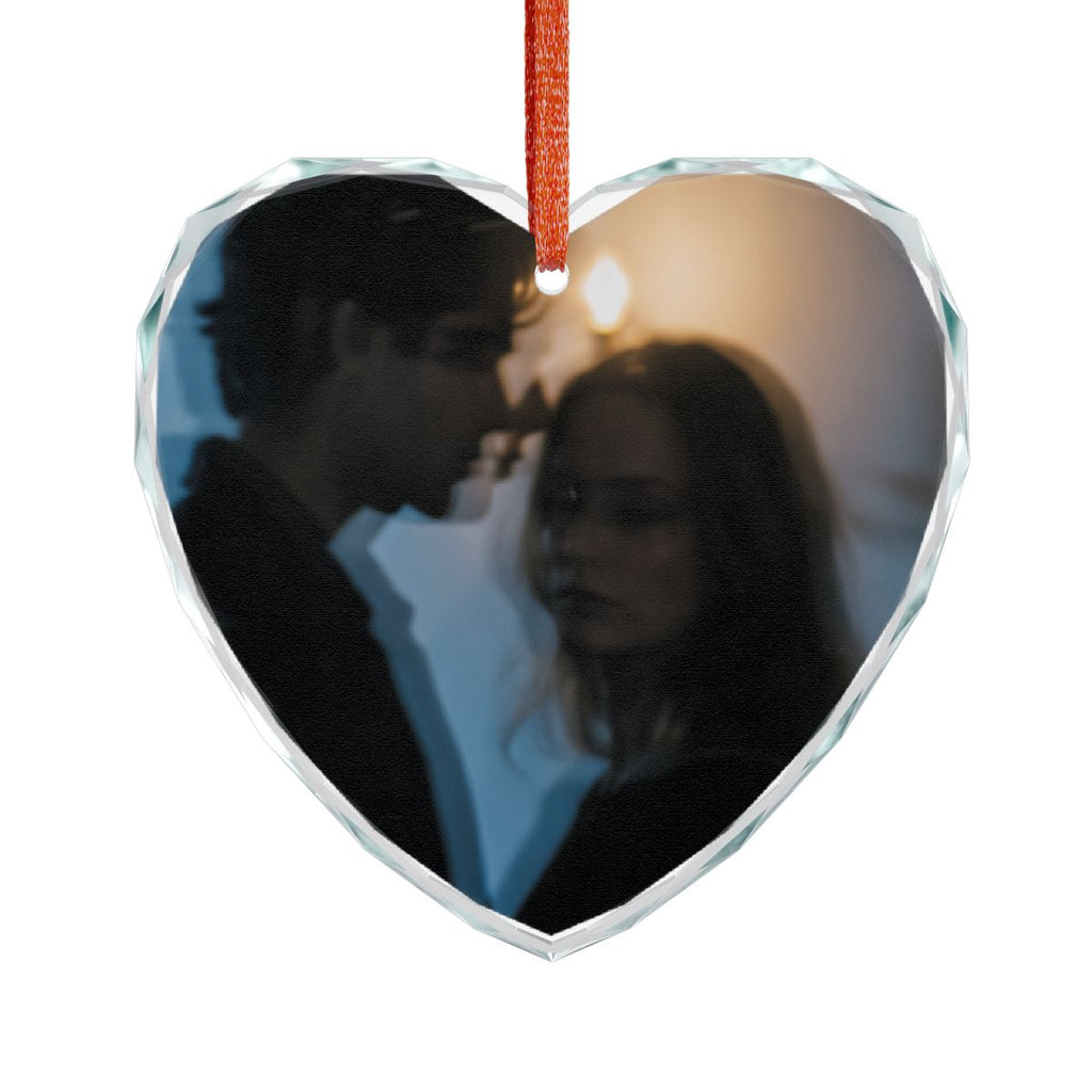 Midnight Glow Glass Ornament - Ethereal Holiday Hanging |...