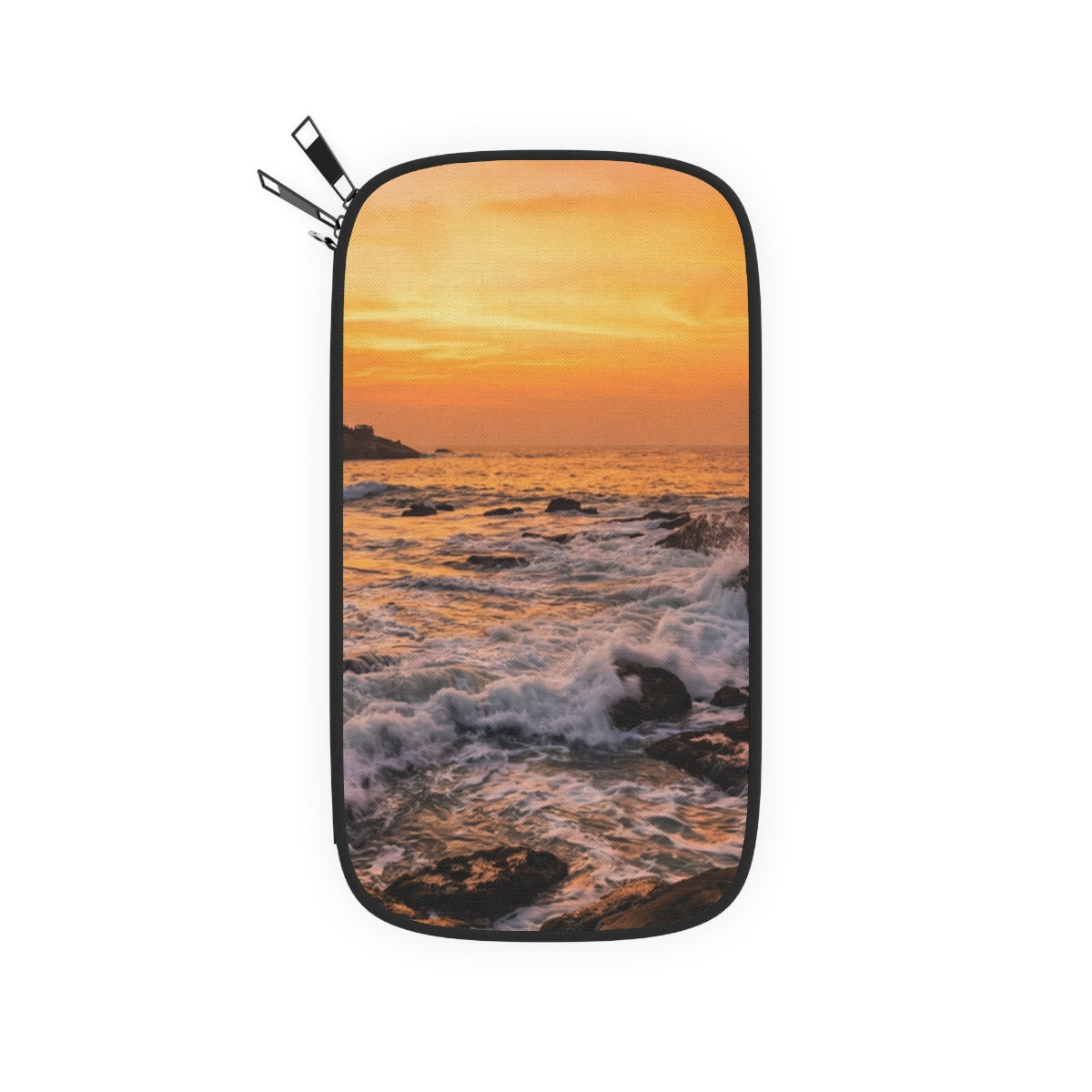 Passport Wallet - Majestic Ocean Sunrise