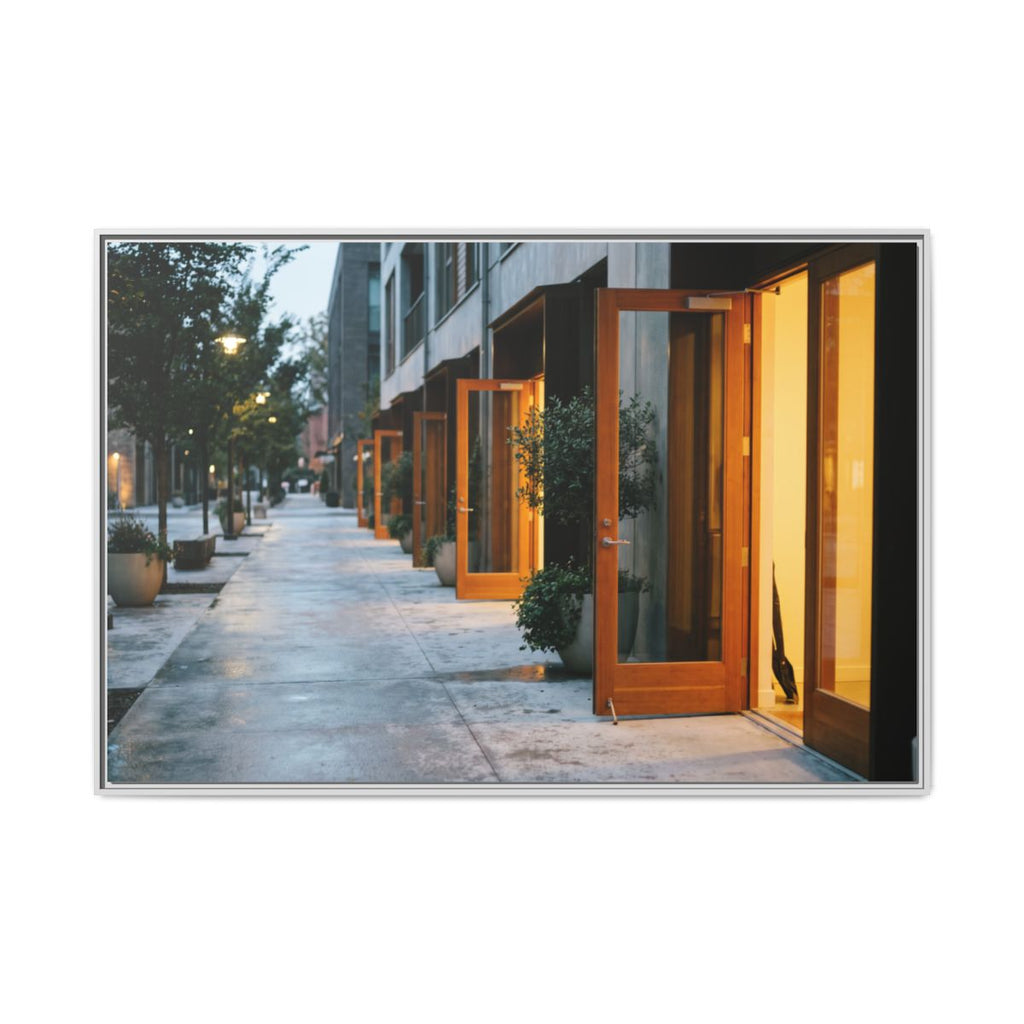 Matte Canvas, Framed - Twilight Promenade (10×8, 12×9... |...