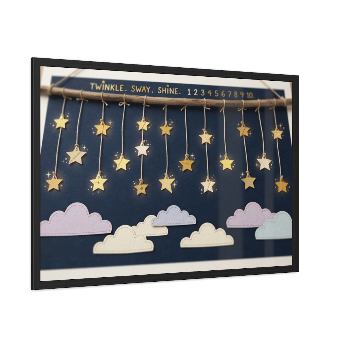 Framed Poster - Twinkle Star Mobile — Landscape (10×8, 12×8...
