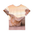Camiseta deportiva infantil - Arte de seda y piedra del desierto