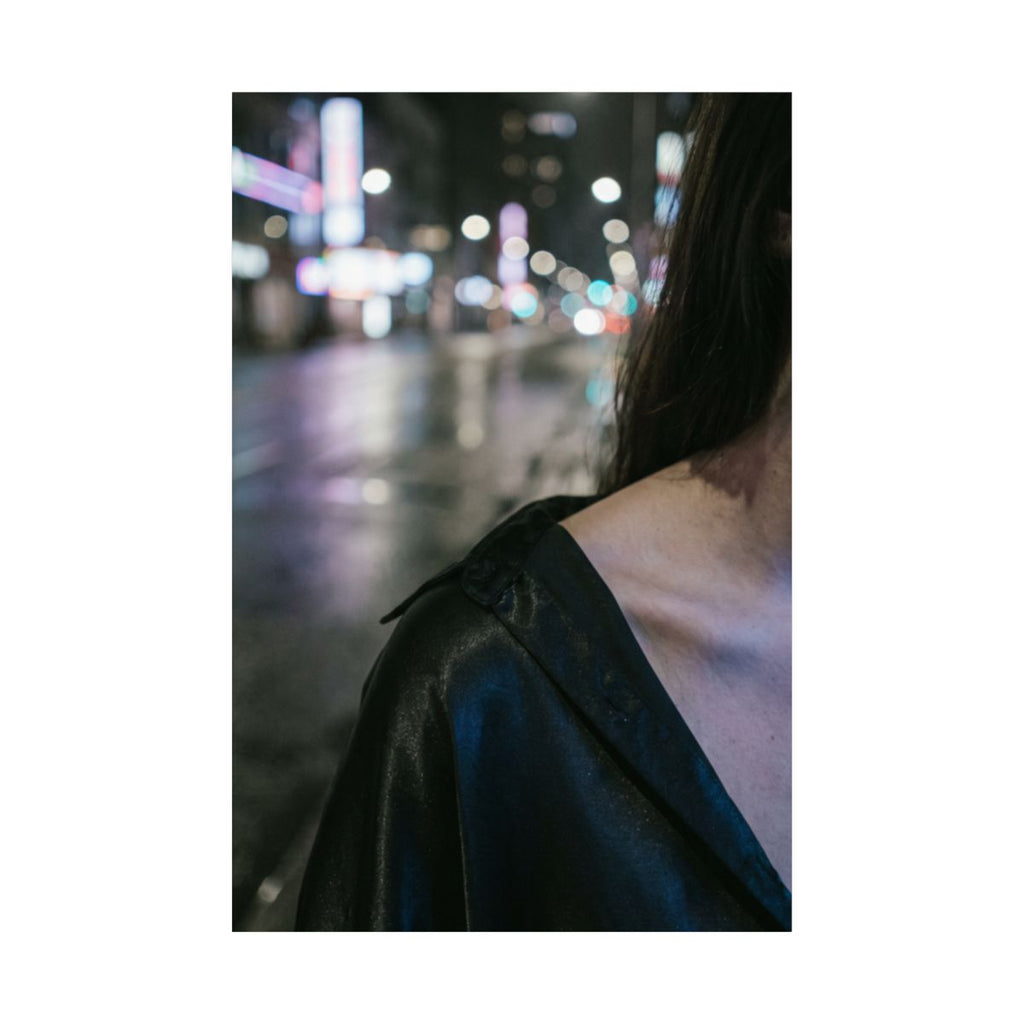 Matte Vertical Posters - Midnight City Lights Aesthetic... |...