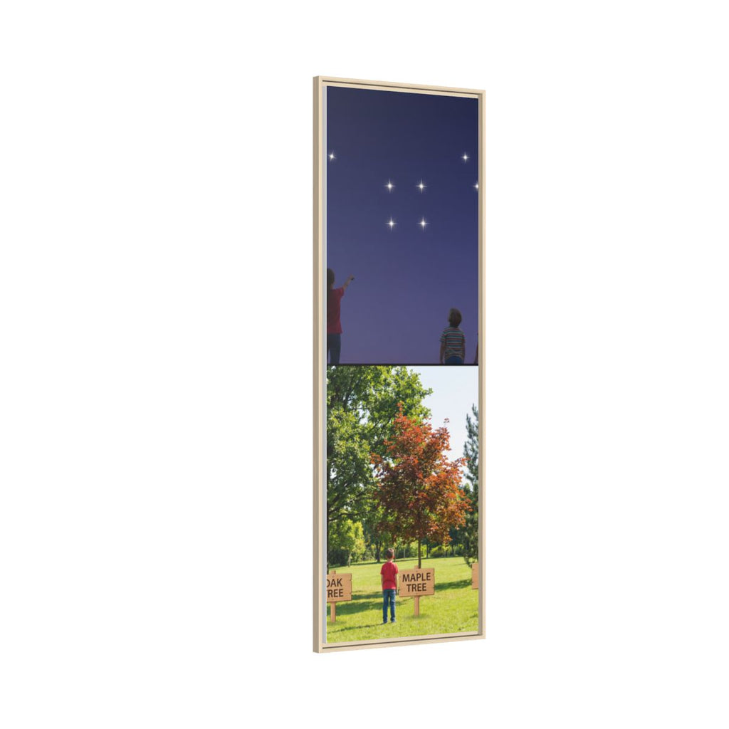 Framed Matte Canvas - Discovery — Natural / 1.25"