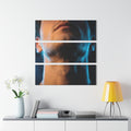Acrylic Prints Triptych - Cyberpunk Flow — Landscape