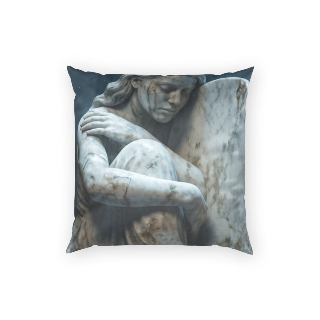 Poly Velvet Pillow - Classical Stone Muse | Echovira Gallery