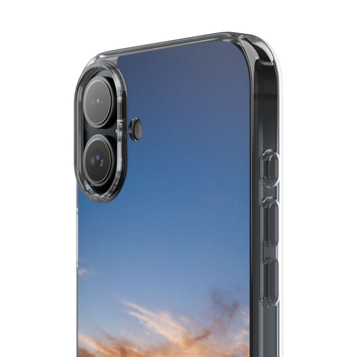 Clear Impact-Resistant Case - Sunset Peaks