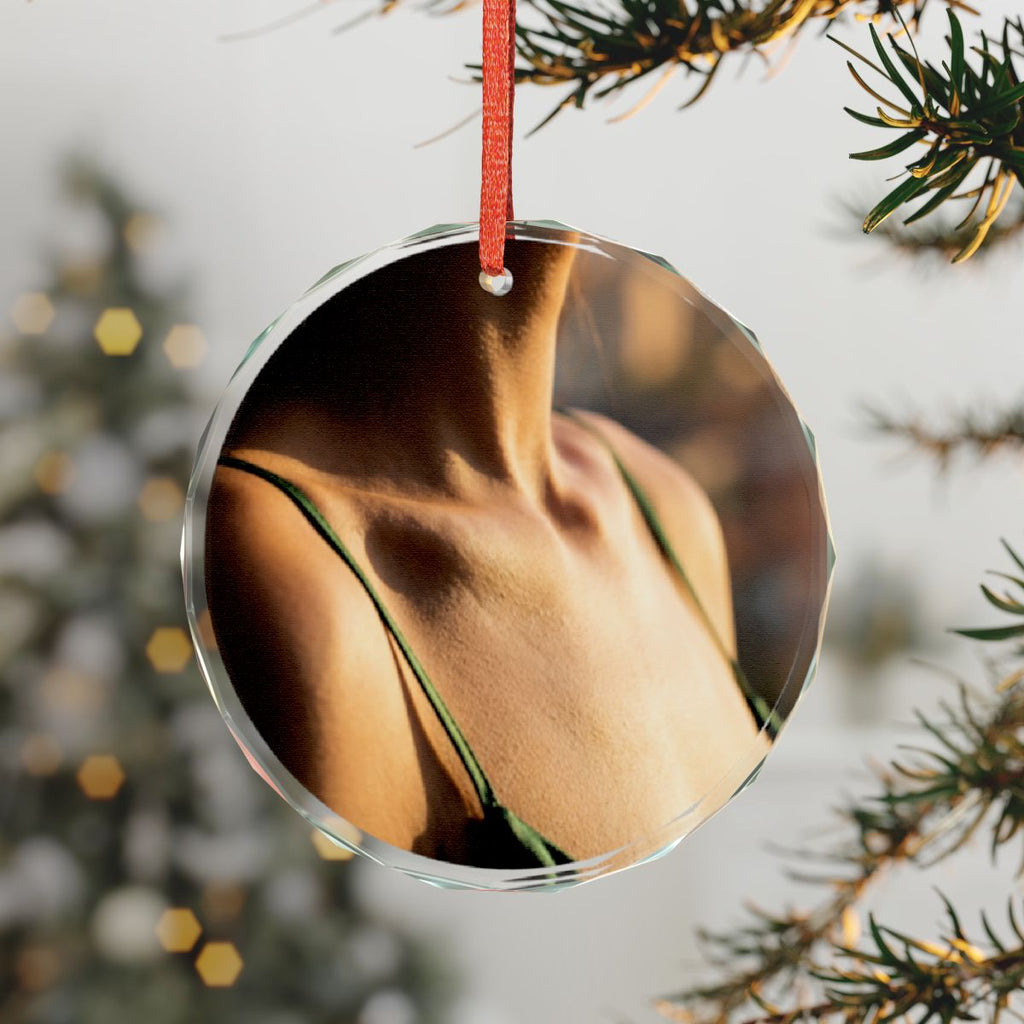 Crystal Glass Ornament - Golden Hour Solstice Warm... |...