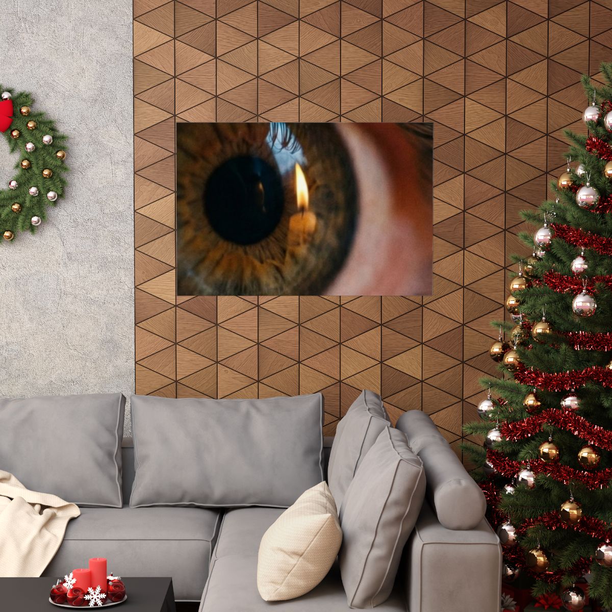 Matte Horizontal Posters - Amber Iris Reflection Fine Art......