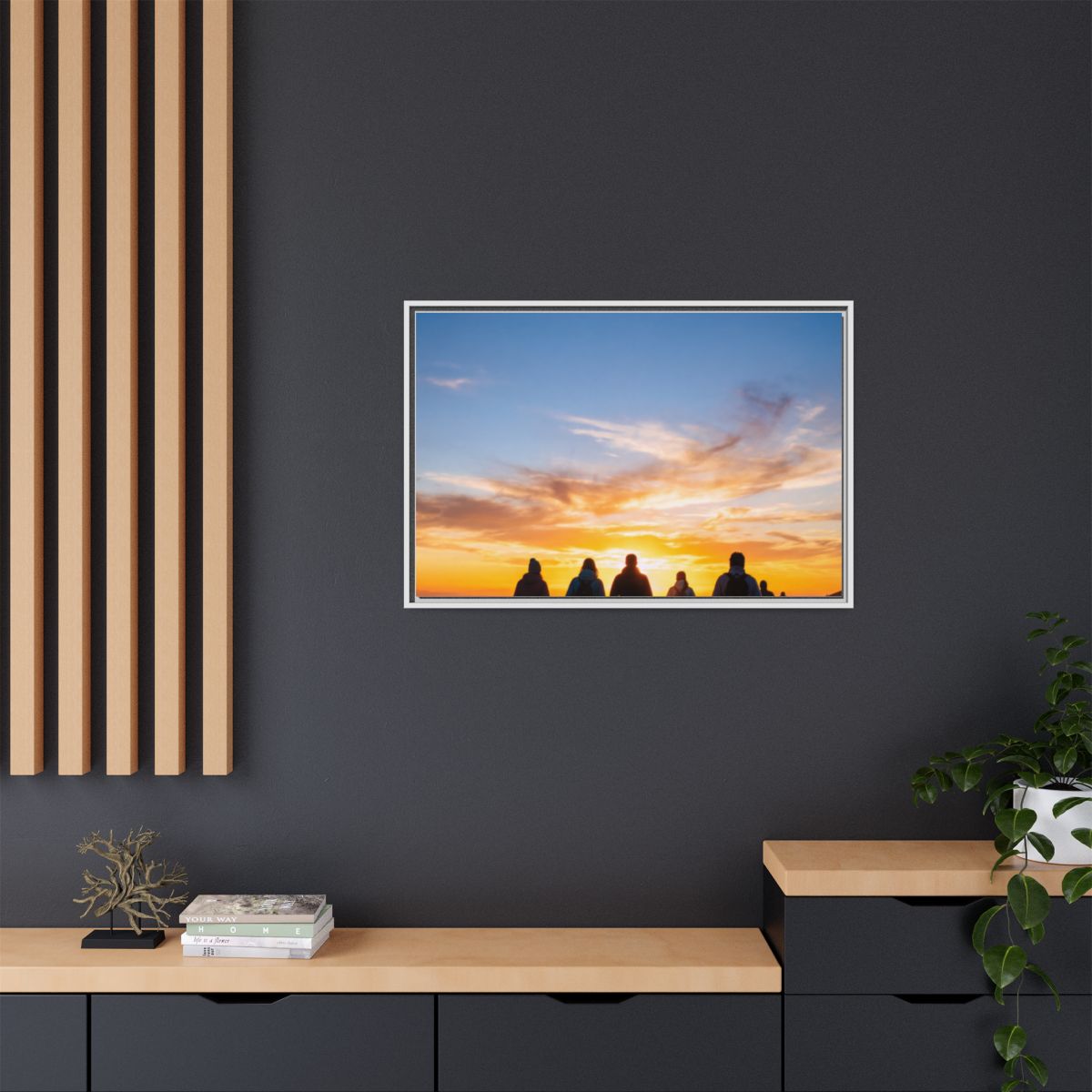 Matte Canvas, Framed - Epic Dawn Trek