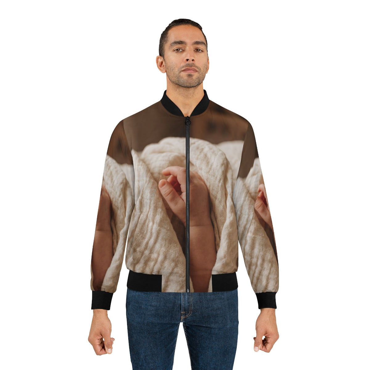 Herren Bomberjacke – Warmer neutraler Stil