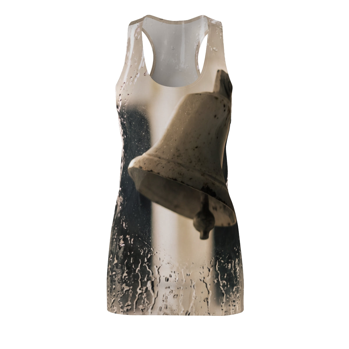 Racerback Dress with Rain Glass Bell Art