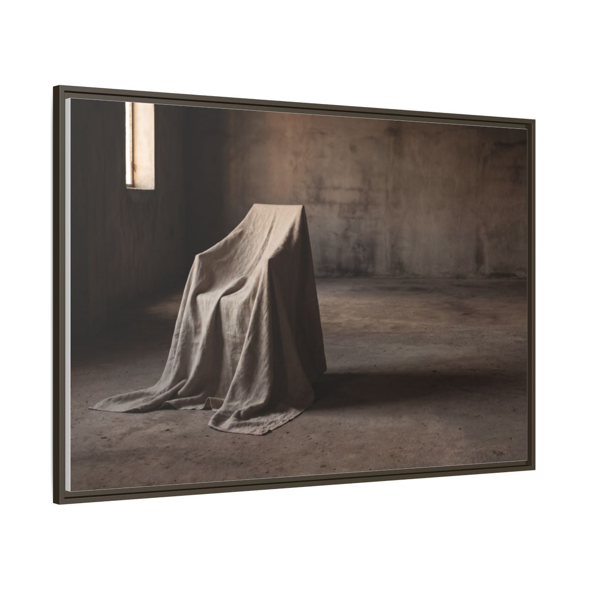 Matte Canvas, Framed - Wabi-Sabi Room — Espresso / 1.25"