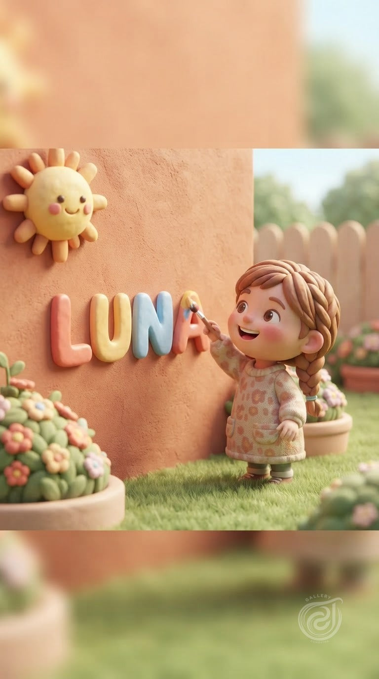 Luna Sunshine Claymation Art | Echovira Gallery
