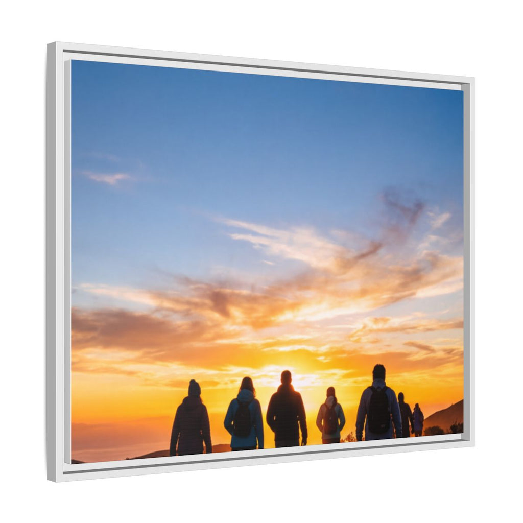 Matte Canvas, Framed - Epic Dawn Trek