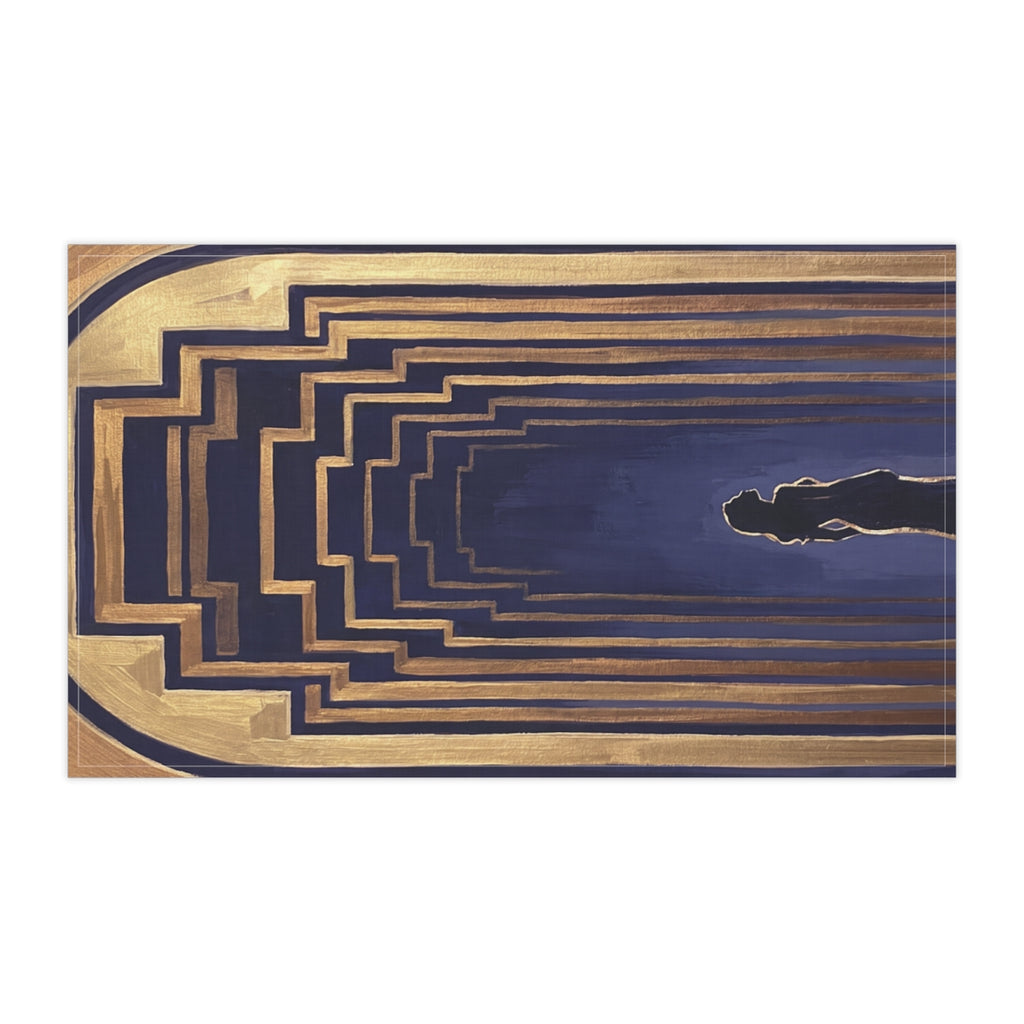 Tea Towels Set - Midnight Portal Art | Echovira Gallery