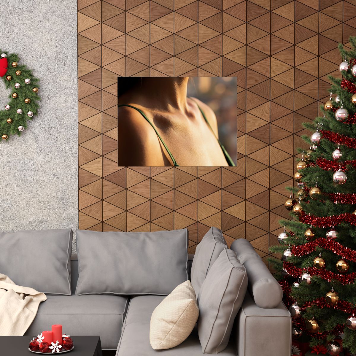 Matte Horizontal Posters - Golden Hour Glow - Minimalist......