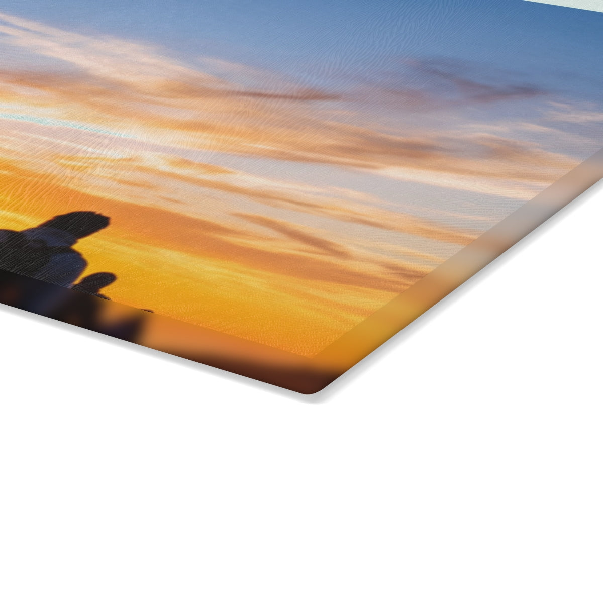 Glass Cutting Board - Sunset