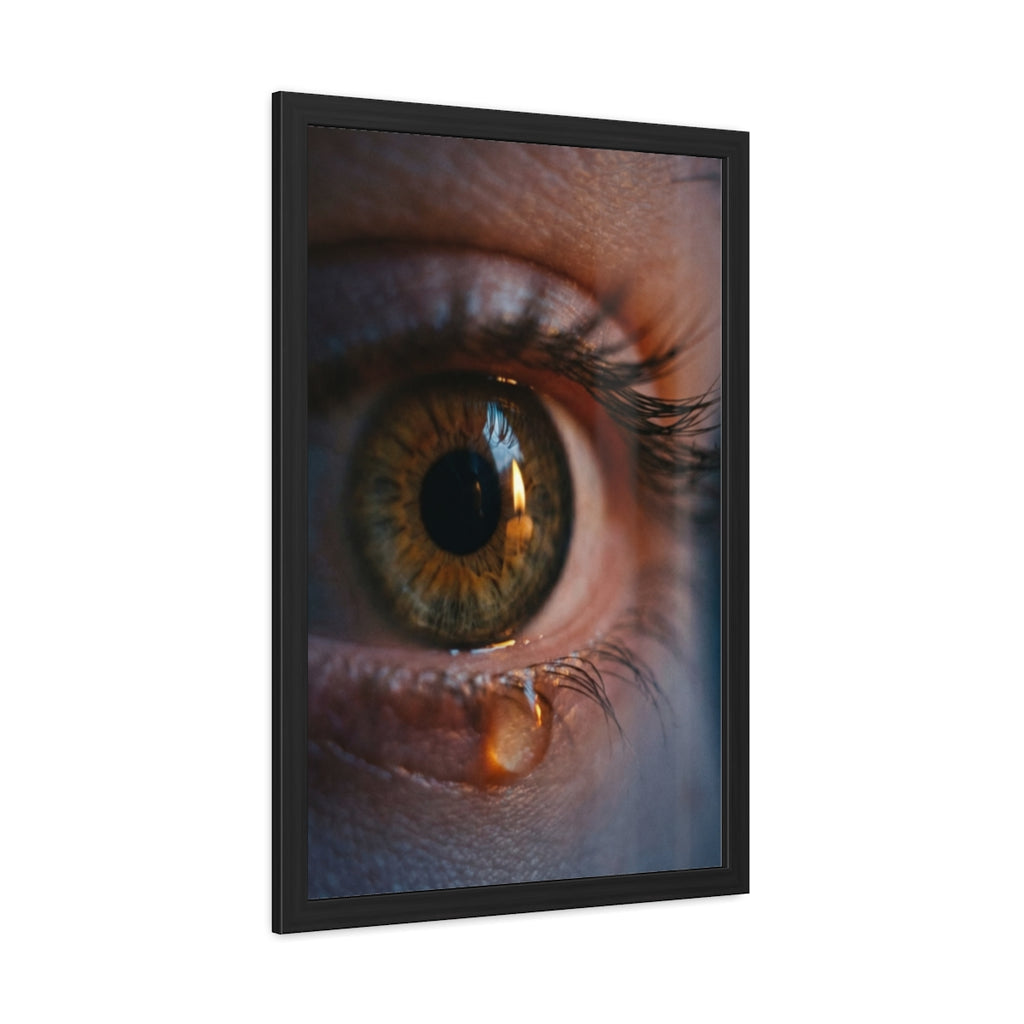 Framed Poster - Ethereal Gaze — Portrait