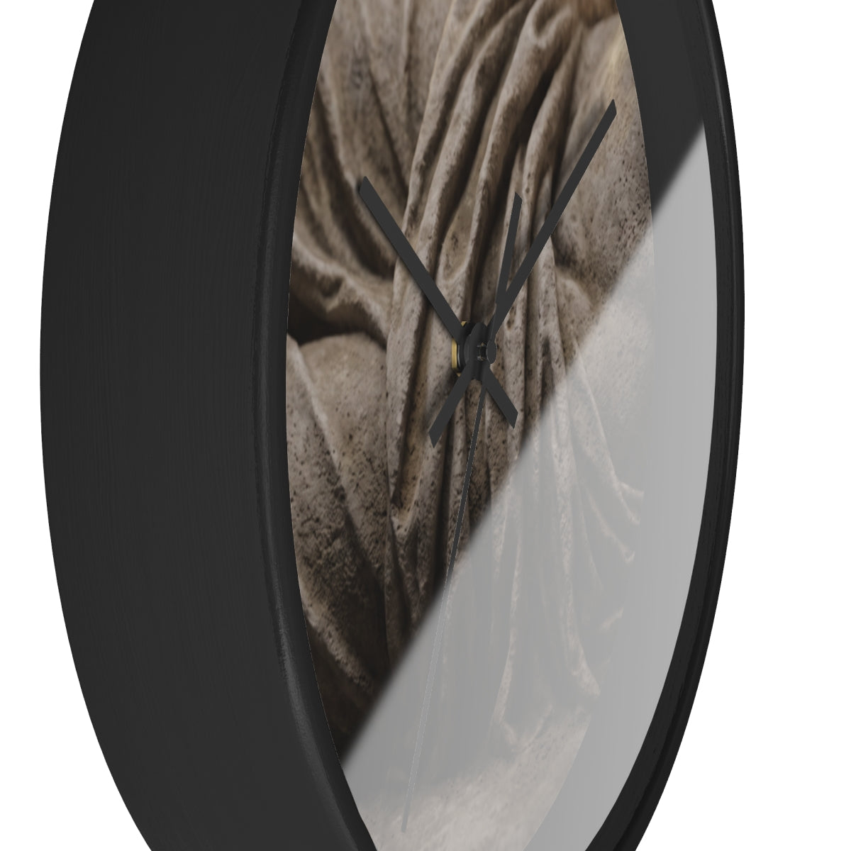 Wall Clock - Classical Stone Drapery | Echovira Gallery