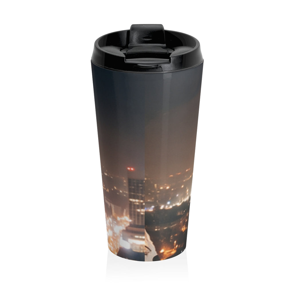 Travel Mug - Metropolitan Romance Glow | Echovira Gallery
