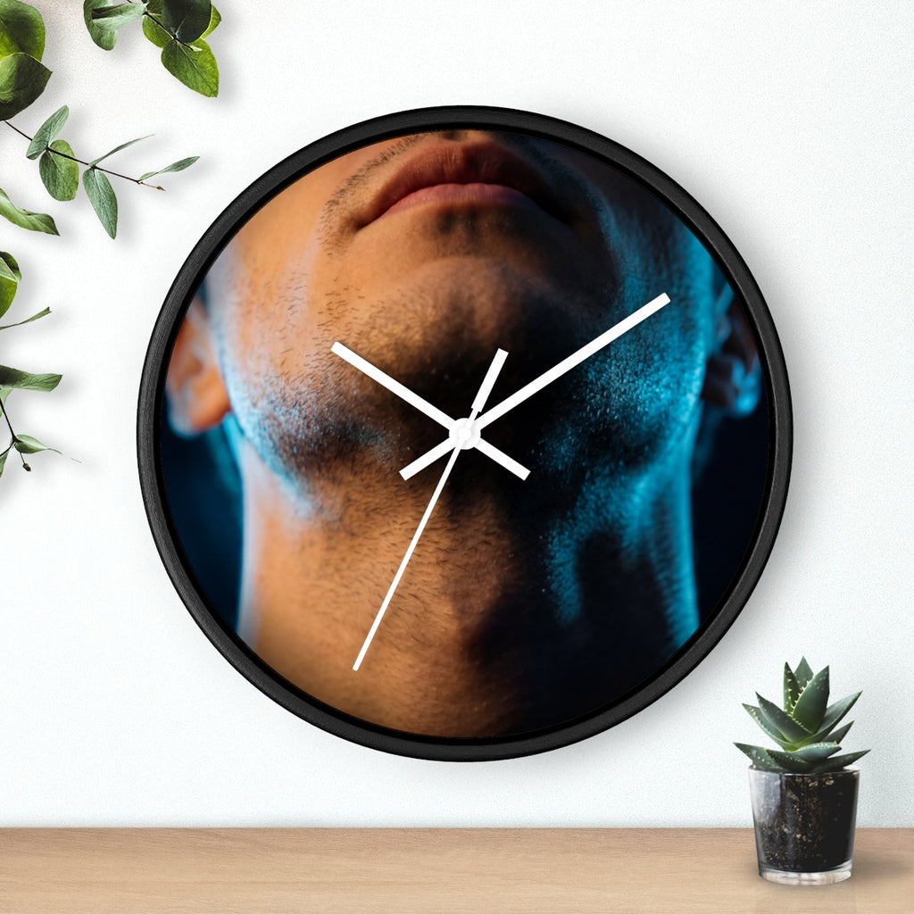 Wall Clock - Neon Pulse Time