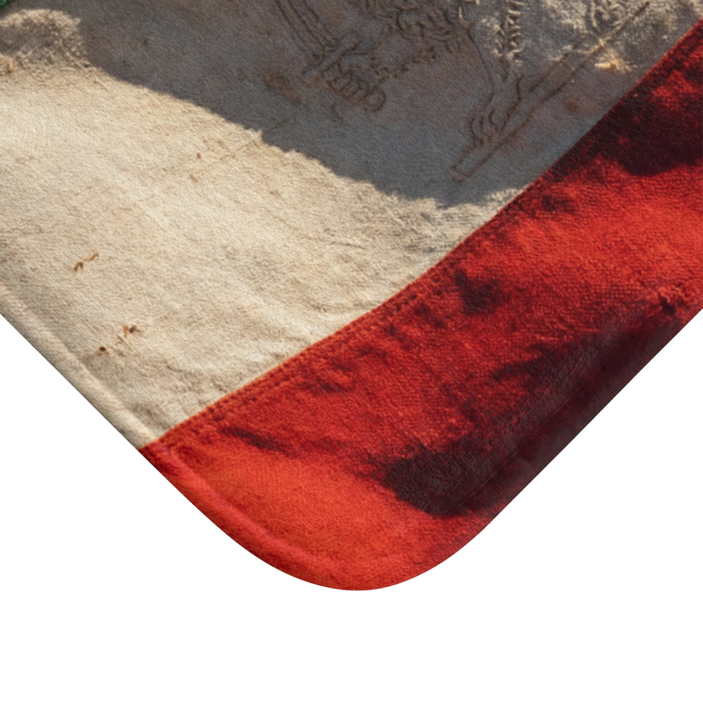 Bath Mat - Vintage Persian Flag Pride | Echovira Gallery