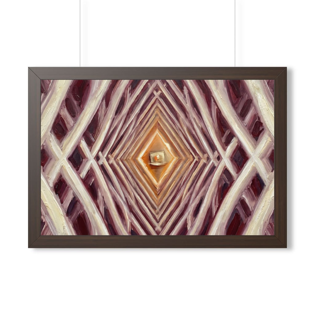 Framed Horizontal Poster - Infinite Arch — Walnut (14×11......