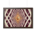 Framed Horizontal Poster - Infinite Arch — Walnut (14×11......