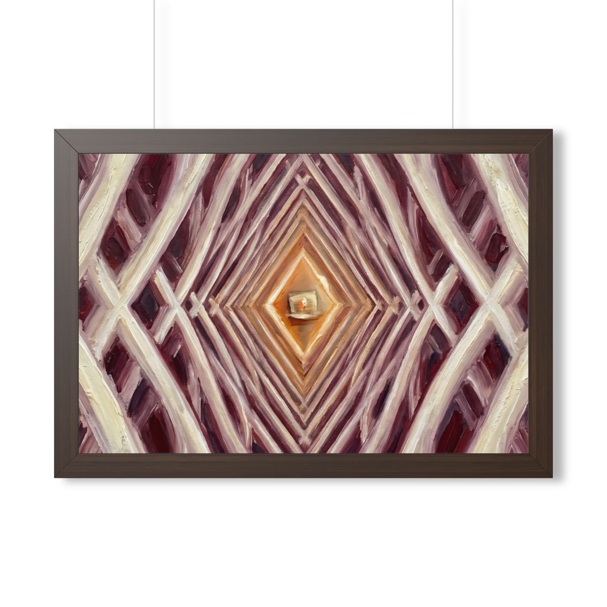Framed Horizontal Poster - Infinite Arch — Walnut (14×11......
