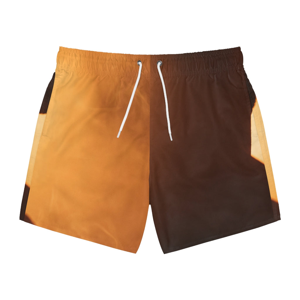 Swim Trunks - Golden Hour Silhouette Art | Echovira Gallery