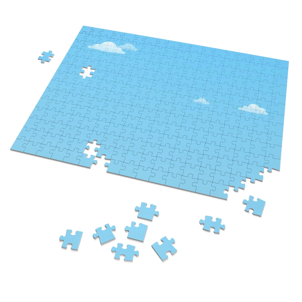 Jigsaw Puzzle with Tin - Sunny Meadow Rolling Hills Artwork...