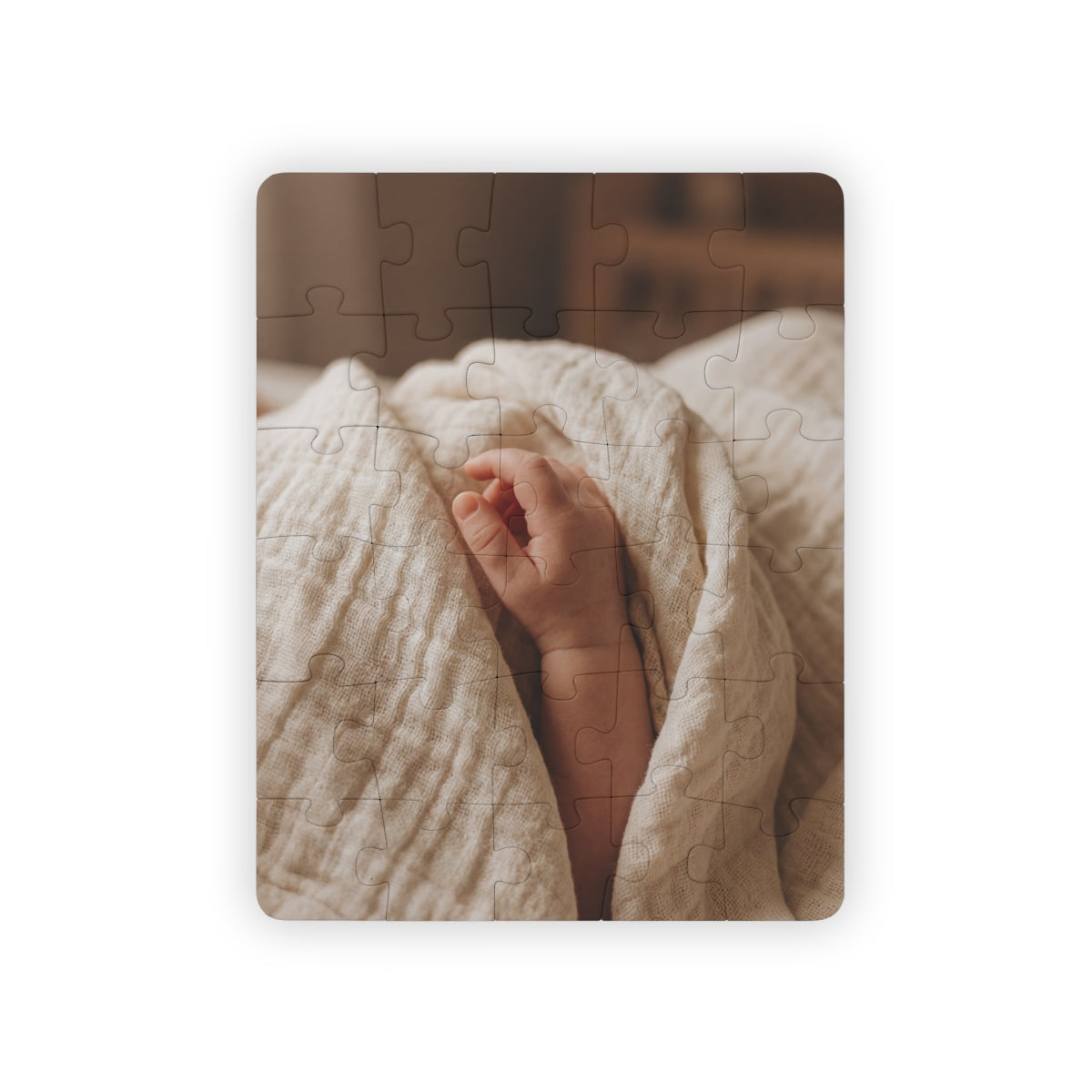 Kids' Puzzle, 30-Piece - Gentle Newborn Hand in Soft... |...