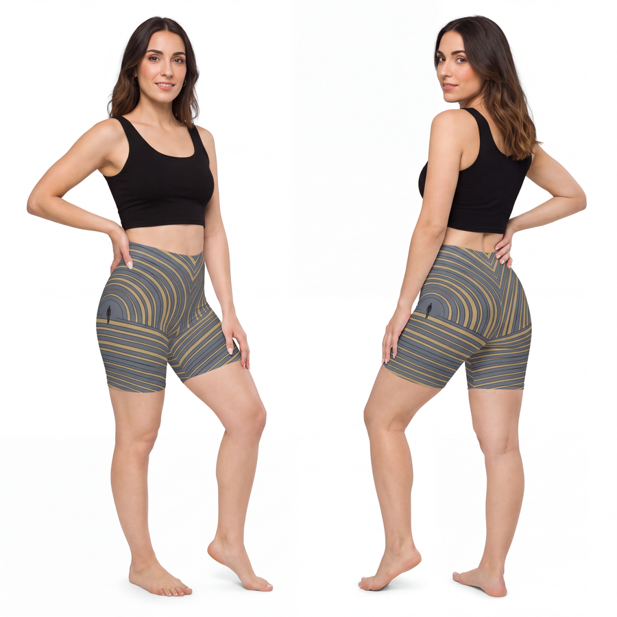Women's Biker Shorts - Concentric Pace