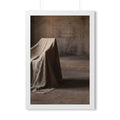 Framed Vertical Poster - Draped Silence Still Life Art... |...