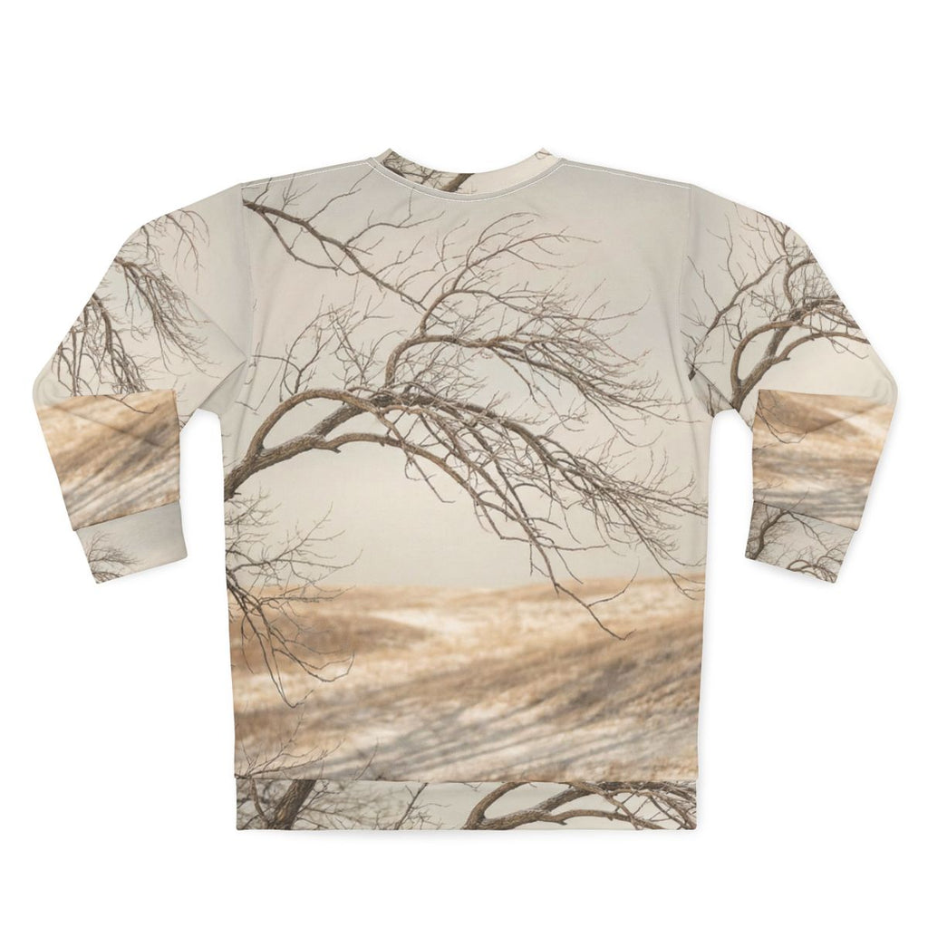 Men's Unisex Sweatshirt - Silent Branches Winter Landscape...