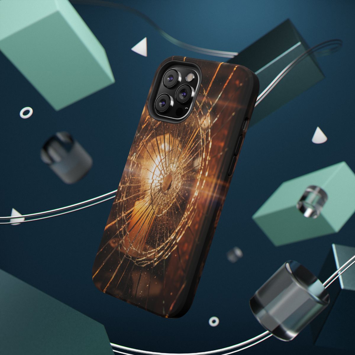 Impact-Resistant Case - Moody Fractured Glass— sizes part 1/2