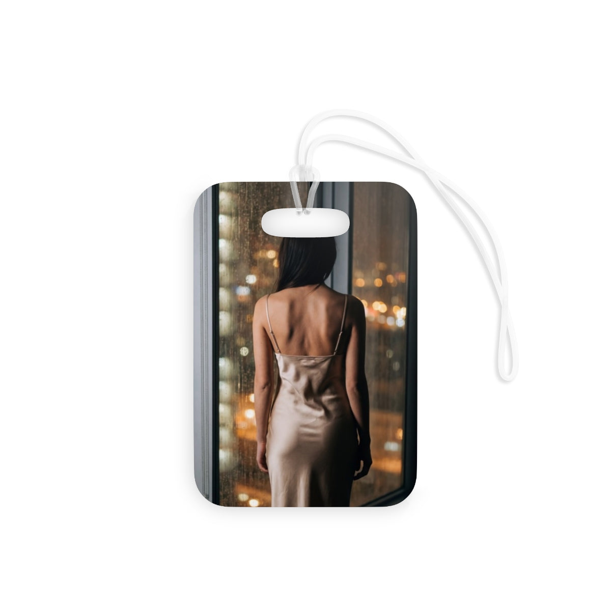 Luggage Tags - Shimmering City Grid (3pcs) | Echovira...