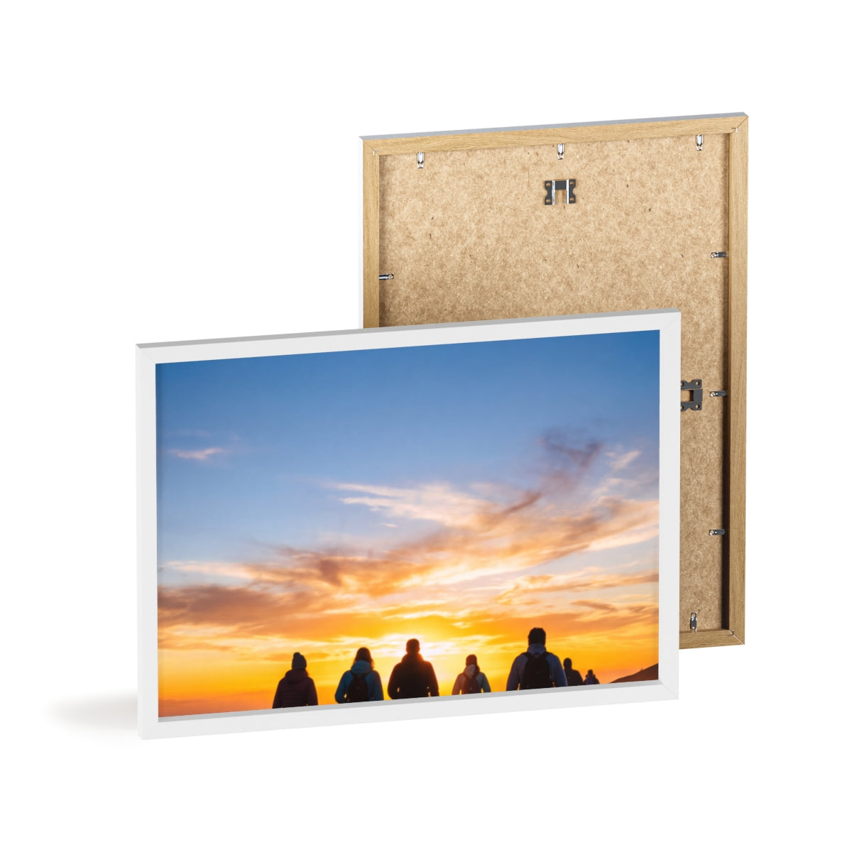Posters with Wooden Frame - Sunrise Journey