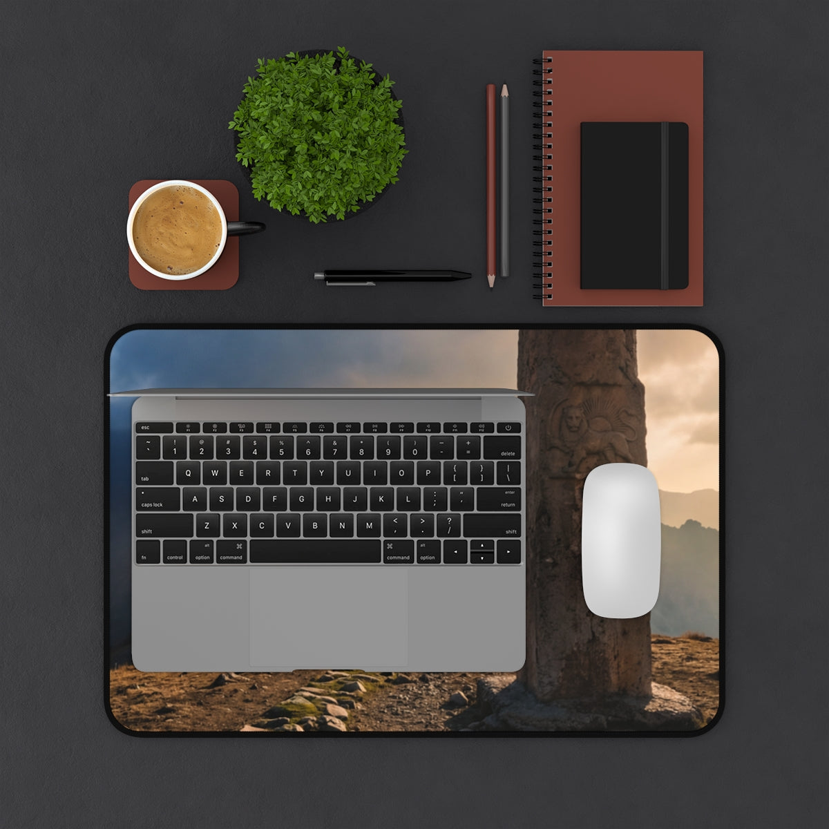 Desk Mat - Ancient Ruins Workspace