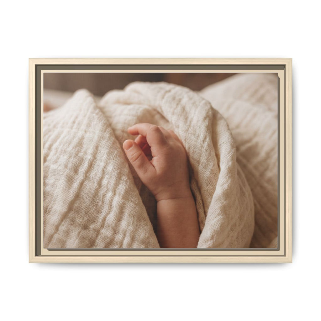 Framed Matte Canvas - Neutral Nursery — Natural / 1.25"