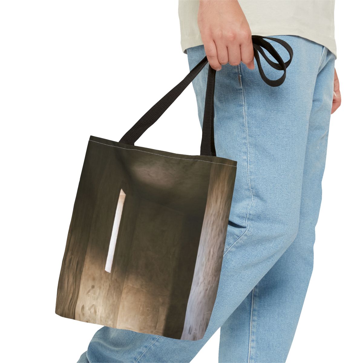 Tote Bag - Shadows of the Citadel moody architectural print...