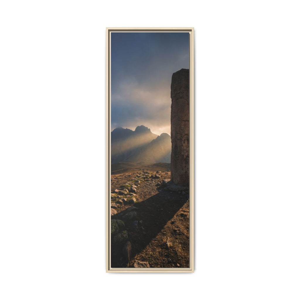 Framed Matte Canvas - Sun Peak
