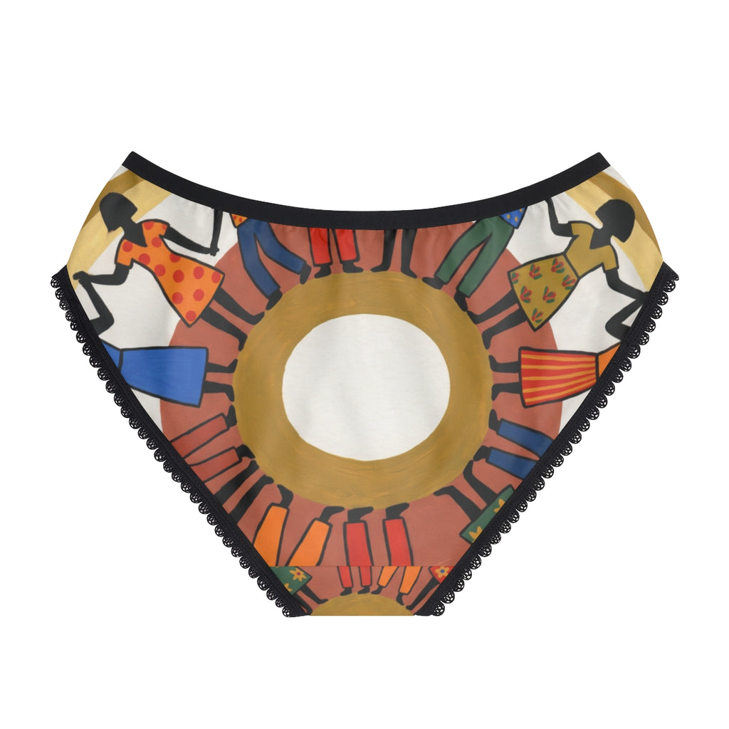 Women's Briefs - Unity Mandala Folk Art | Echovira Gallery