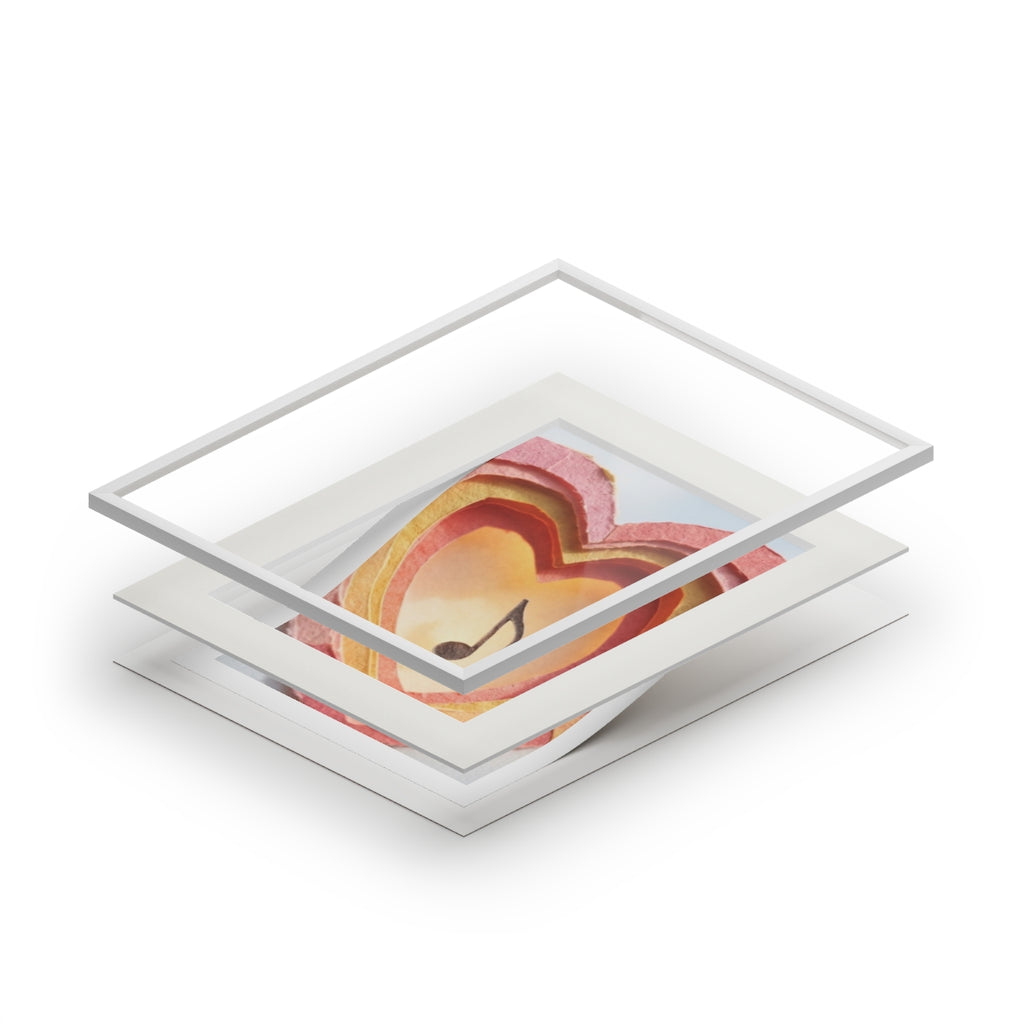 Fine Art Print - Melodic Heart Passepartout — Portrait... |...