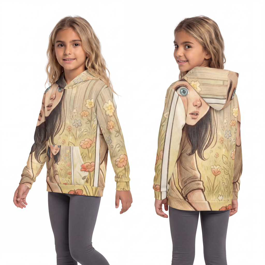 Children's Hoodie - Garden Discovery | Echovira Gallery