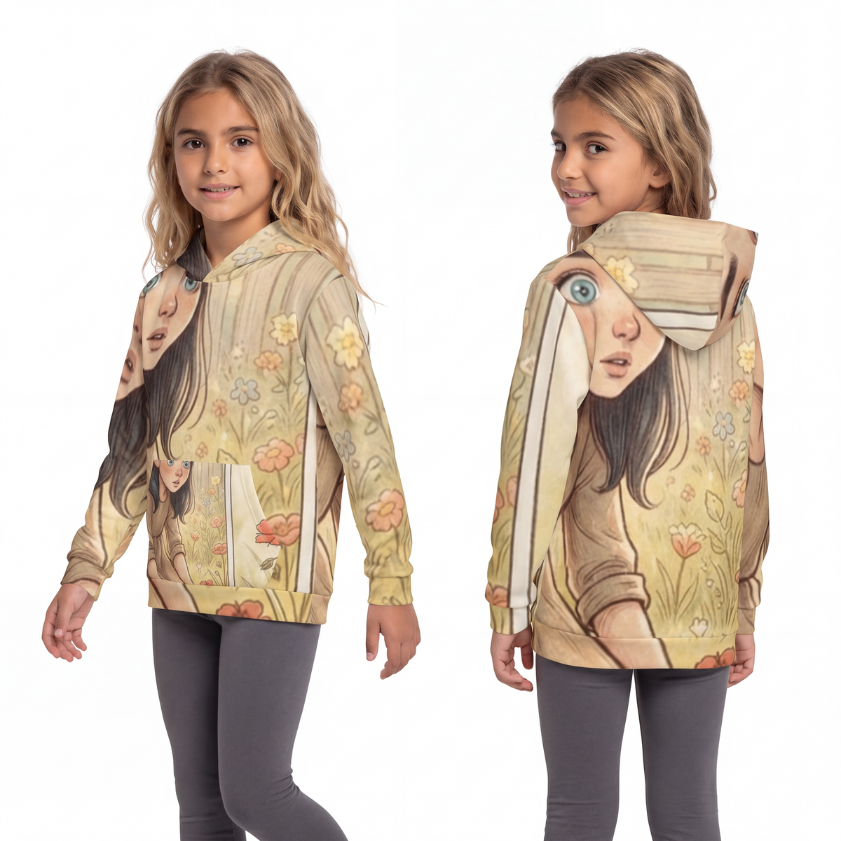 Children's Hoodie - Garden Discovery | Echovira Gallery