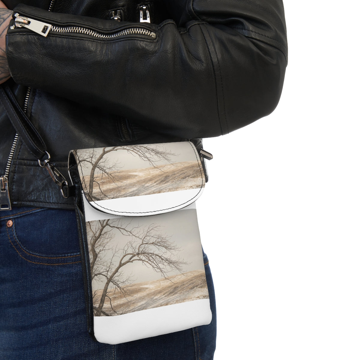 Cell Phone Wallet - Hushed Winter
