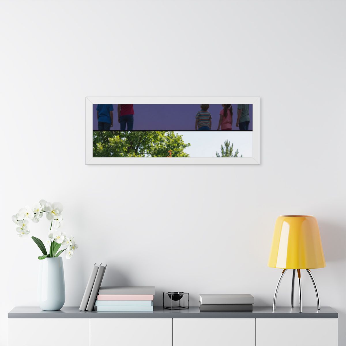 Framed Horizontal Poster - Stardust & Forest Discovery —......