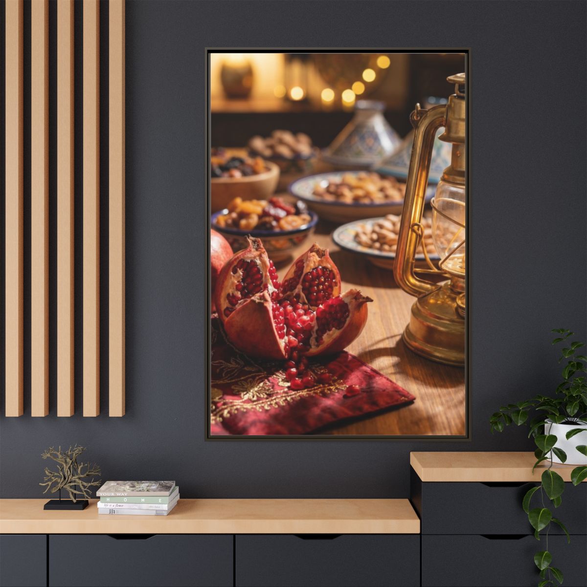 Matte Canvas Framed - Twilight Harvest (8×10, 9×12, 11×14......