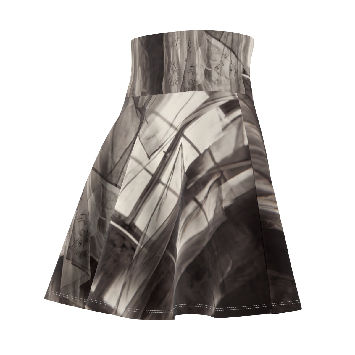 Women's Skater Skirt - Spectral Veils | Echovira Gallery